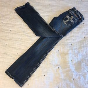 Silver cross cowgirl tuff jeans